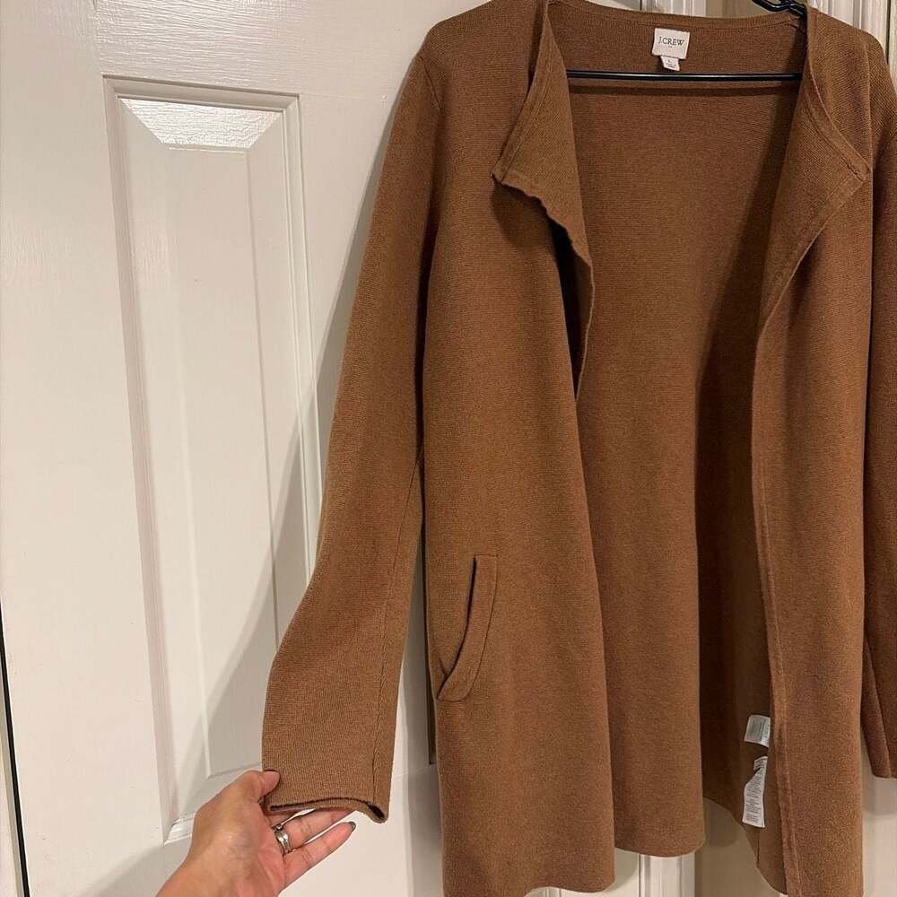 J.Crew Vanessa Sweater-Jacket in Brown - Picture 7 of 8